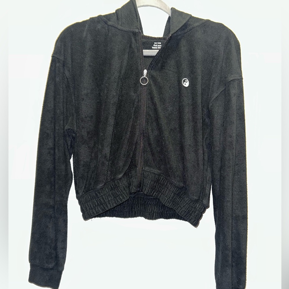 Gilly Hicks Happy Fleece Full-Zip Hoodie